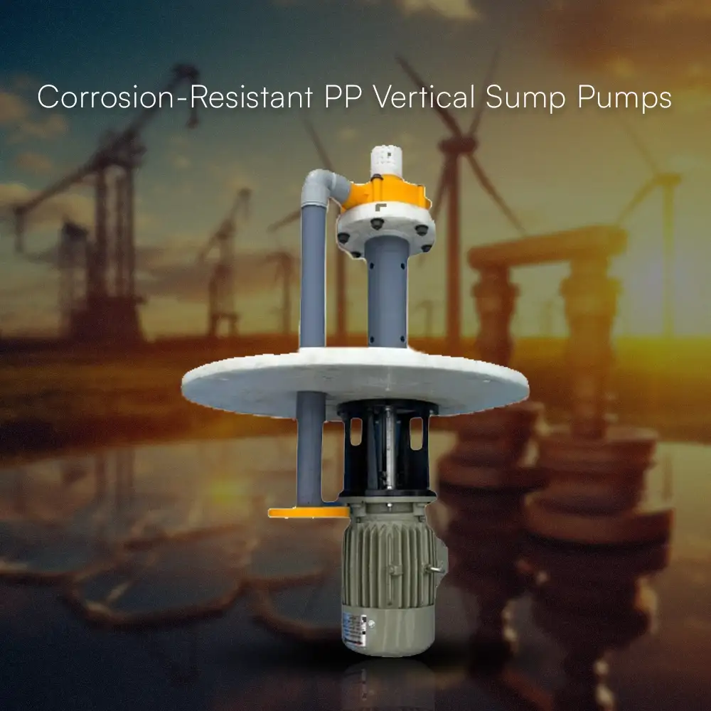 Wet Scrubber PP Vertical Sump Pump